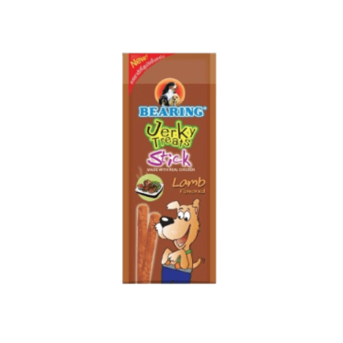 ขนมสุนัข BEARING เนื้อไก่อัดแท่ง สูตร JERKY TREATS SOFT SNACK รสเนื้อแกะ ขนาด 50G_1